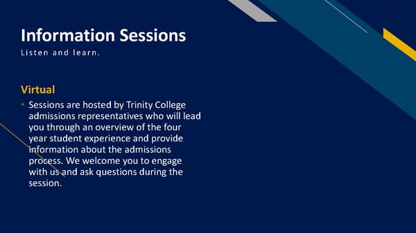 Trinity Admissions Presentation - Page 6