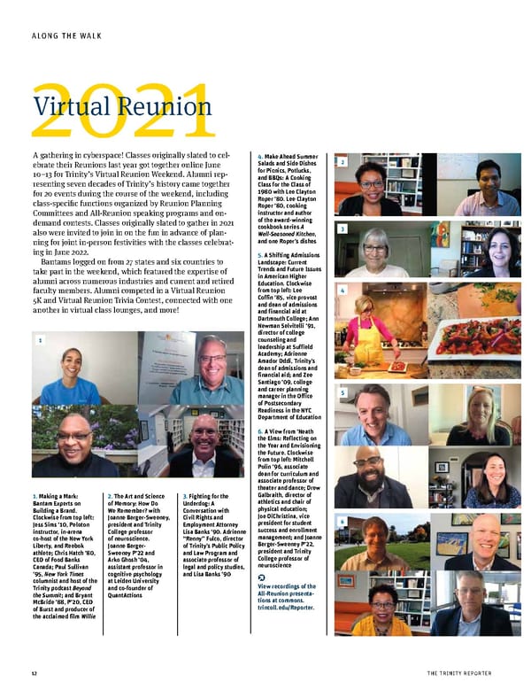 The Trinity Reporter, Fall 2021 - Page 14