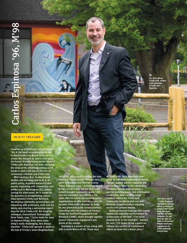 The Trinity Reporter, Fall 2021 - Page 16