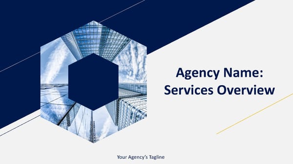 Agency Services Overview Template - Page 1