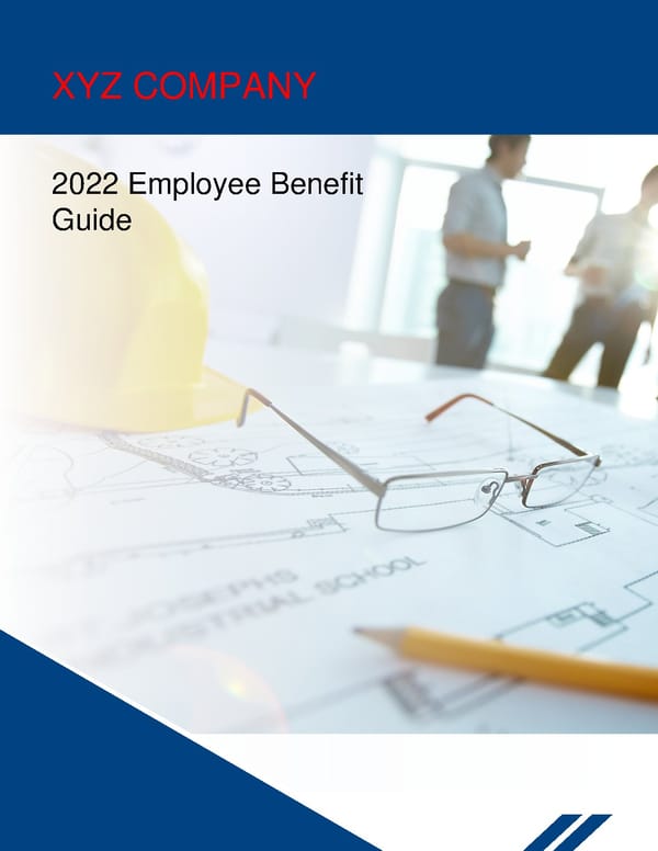 Benefits Guide - Contemporary Style Template - Page 1