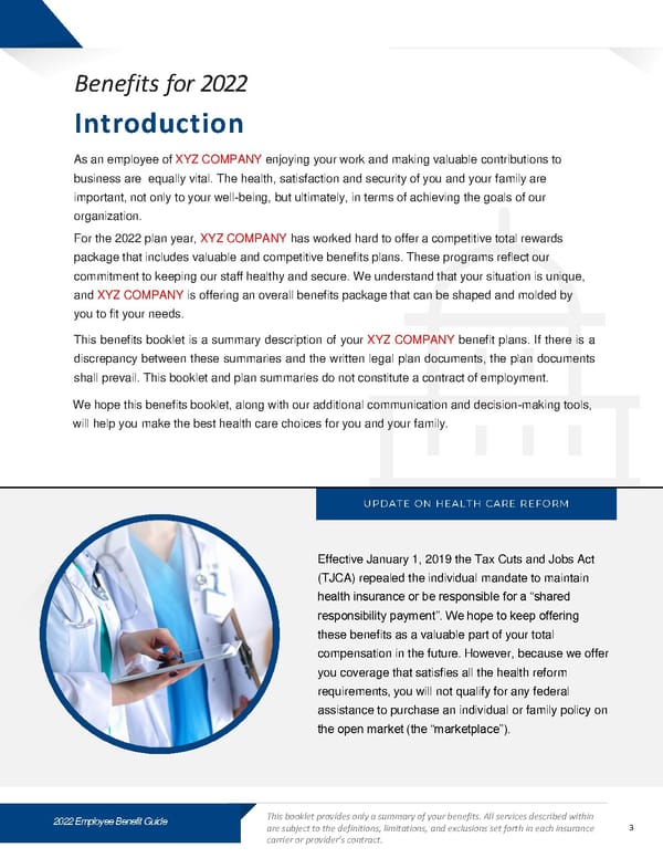 Benefits Guide - Contemporary Style Template - Page 3