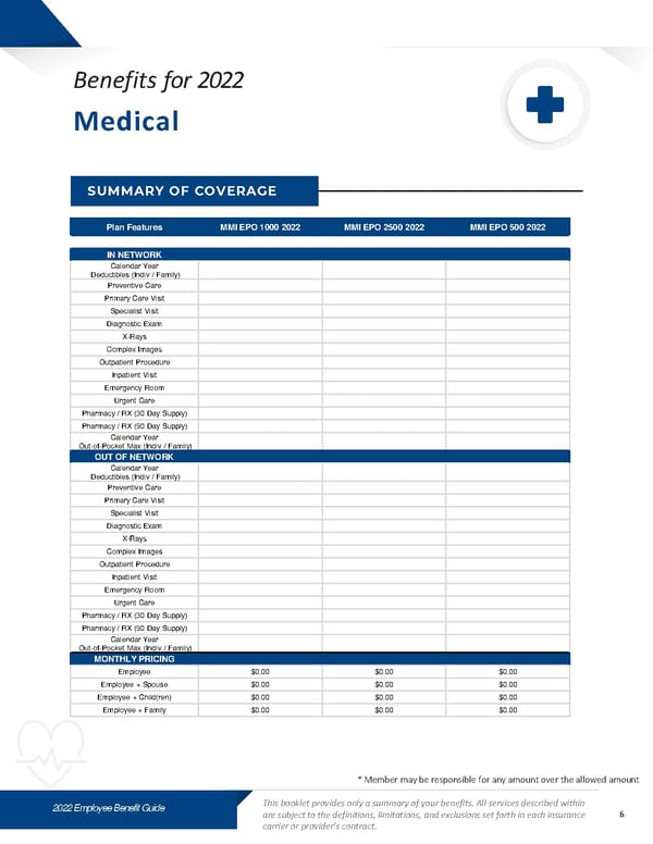 Benefits Guide - Contemporary Style Template - Page 6