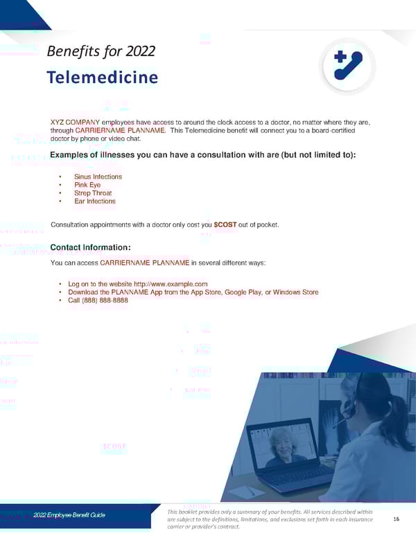 Benefits Guide - Contemporary Style Template - Page 16