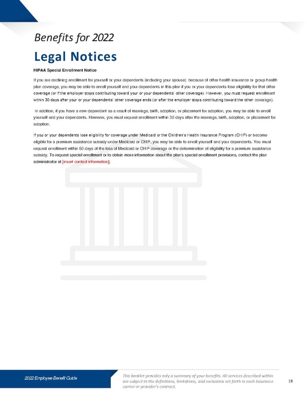 Benefits Guide - Contemporary Style Template - Page 18