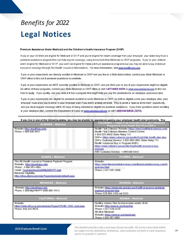 Benefits Guide - Contemporary Style Template - Page 19