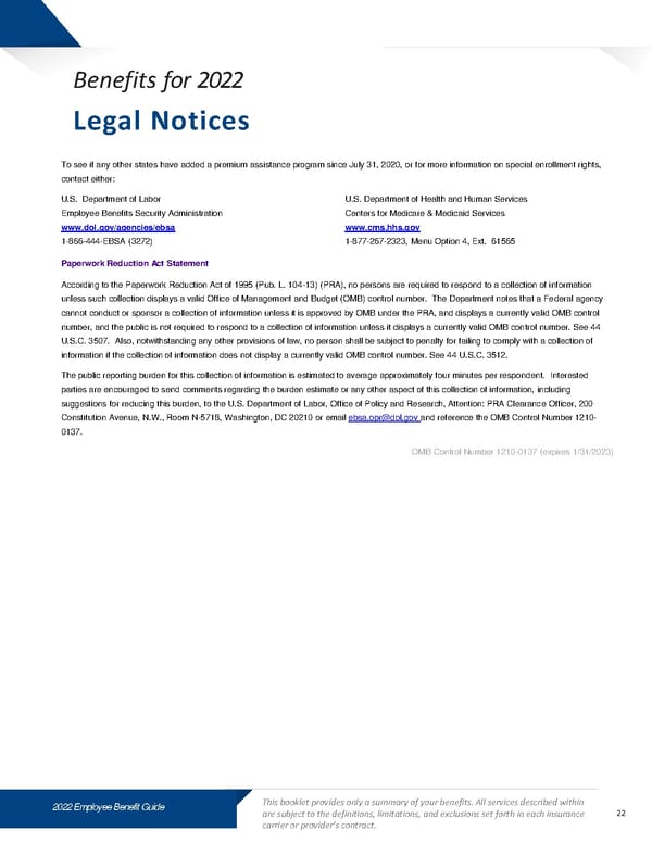 Benefits Guide - Contemporary Style Template - Page 22