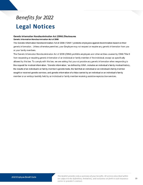 Benefits Guide - Contemporary Style Template - Page 23