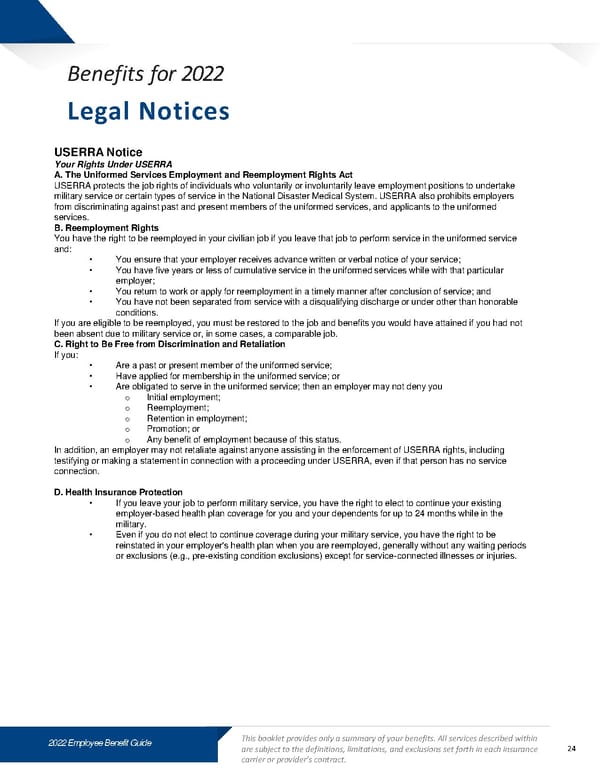 Benefits Guide - Contemporary Style Template - Page 24