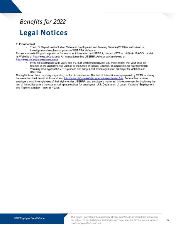 Benefits Guide - Contemporary Style Template - Page 25