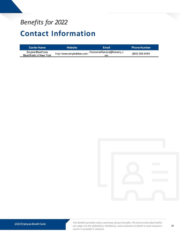 Benefits Guide - Contemporary Style Template - Page 26