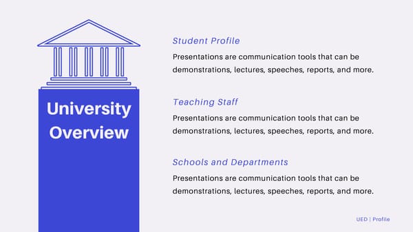 University Professional Presentation - Page 6