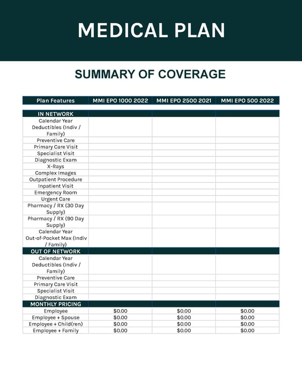 Benefits Guide Brochure - Page 7