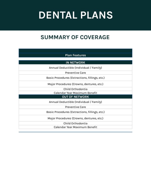 Benefits Guide Brochure - Page 10